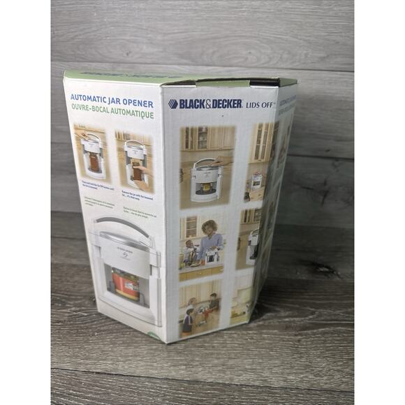New Black & Decker Lids Off Automatic Jar Opener Countertop Model JW200 White - Picture 6 of 6